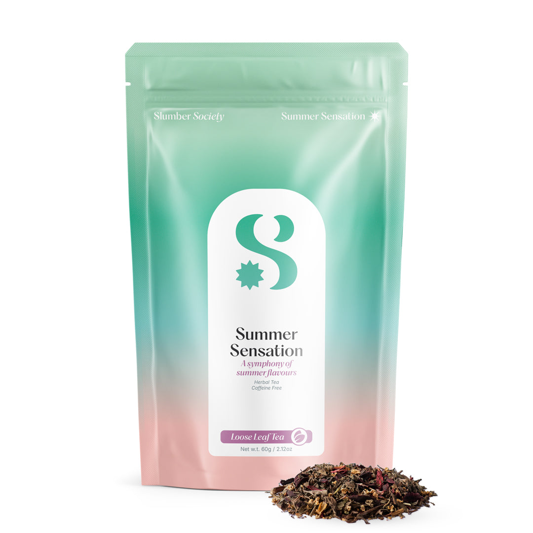 Slumber Society - Summer Sensation Loose Leaf Tea and pouch