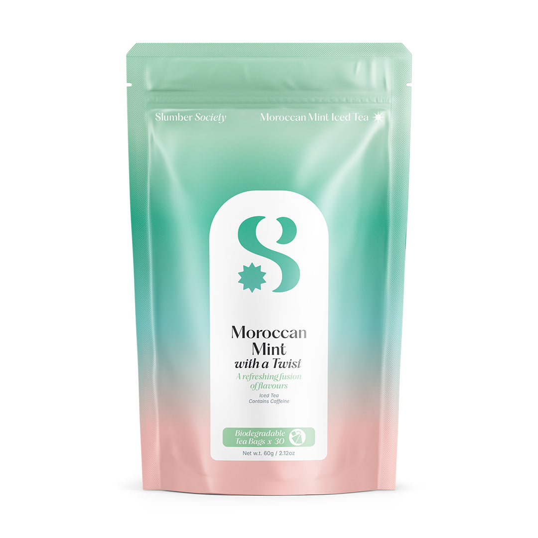Moroccan Mint with a Twist Iced Tea