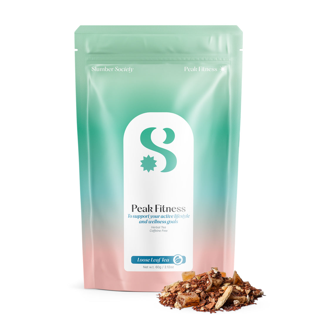 Slumber Society - Peak Fitness Loose Leaf Tea and pouch