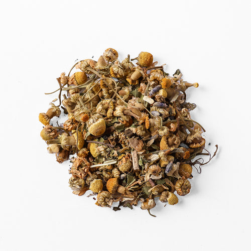 Slumber Society - Snooze Loose Leaf Tea showing ingredients